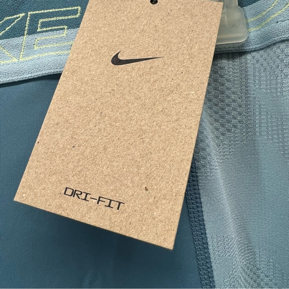 Nike Dri-fit Pro Teal Training Leggings Medium - Picture 4 of 6